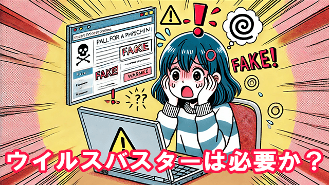 ウイルスバスターは必要か?Windows Defenderで十分か?